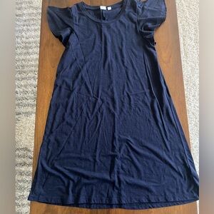 GAP Dark Blue Dress with Flutter Sleeves
